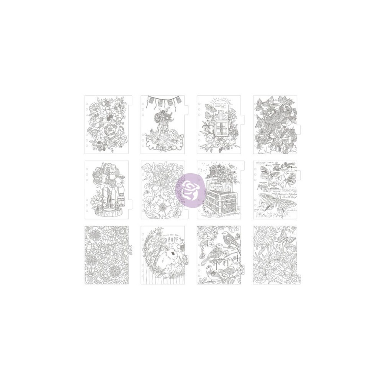 Prima Marketing Inc My Prima Planner Embelishments - Coloring Dividers - Beauty Is Everywhere 655350592196